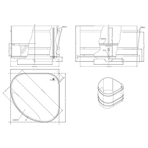 BentWood Угловая, лиственница натуральная