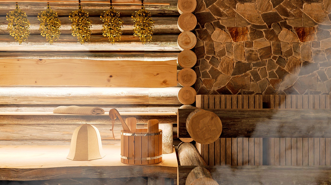 Классическая баня в современном дизайне