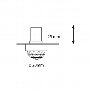 Cariitti Cветильник для хамама CR-20 KIT3