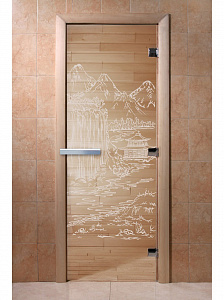 DoorWood Дверь "Китай прозрачная"