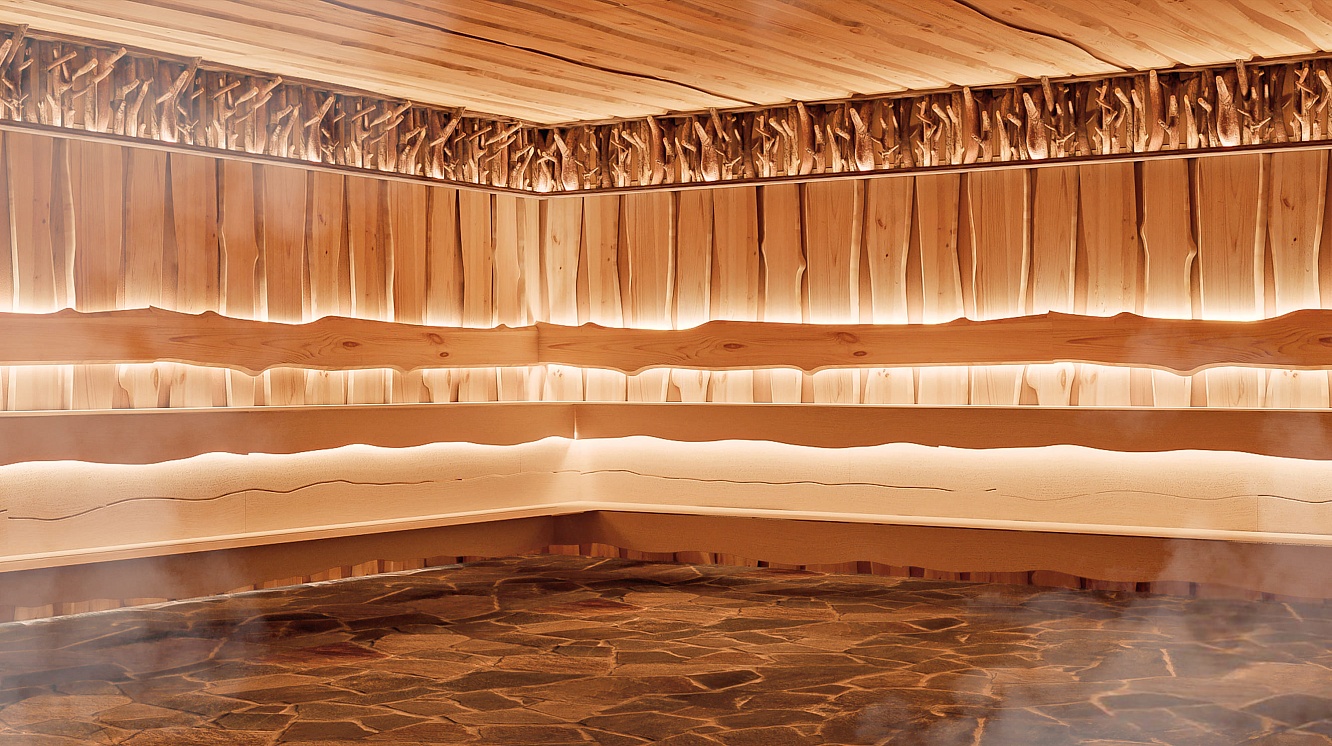 Просторная коммерческая баня