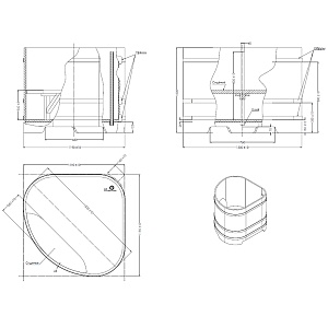 BentWood Угловая, лиственница натуральная