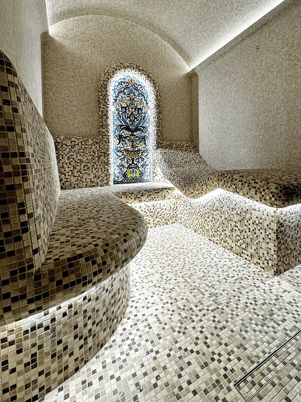 Хаммам с мозаичным рисунком