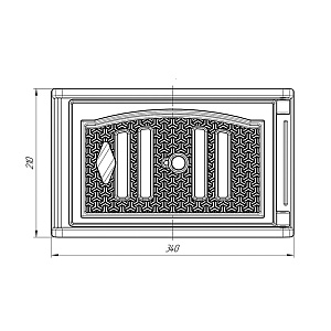 ProMetall Поддувальная дверца "Арктика"