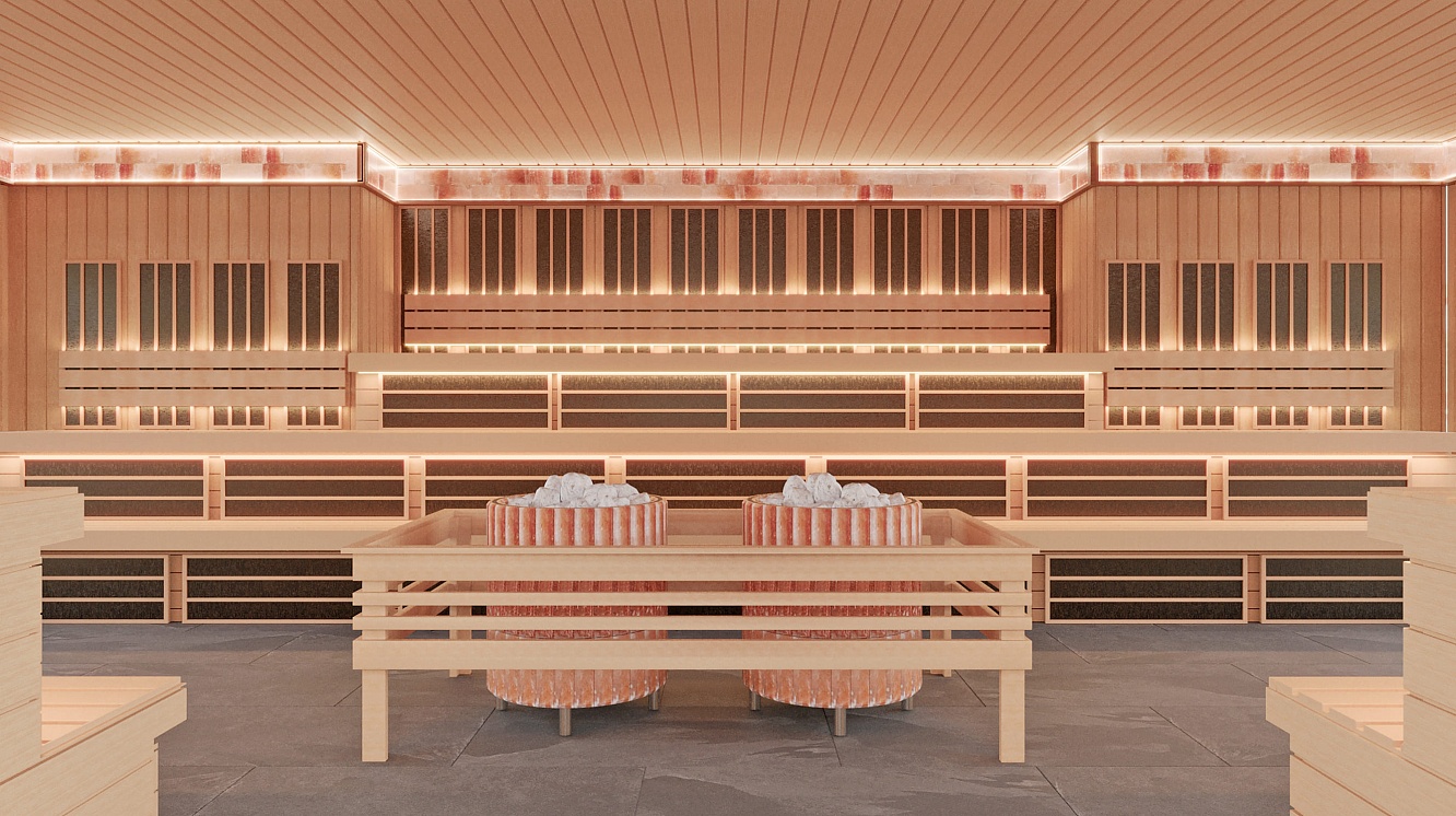 Коммерческая парная в бизнес-центре