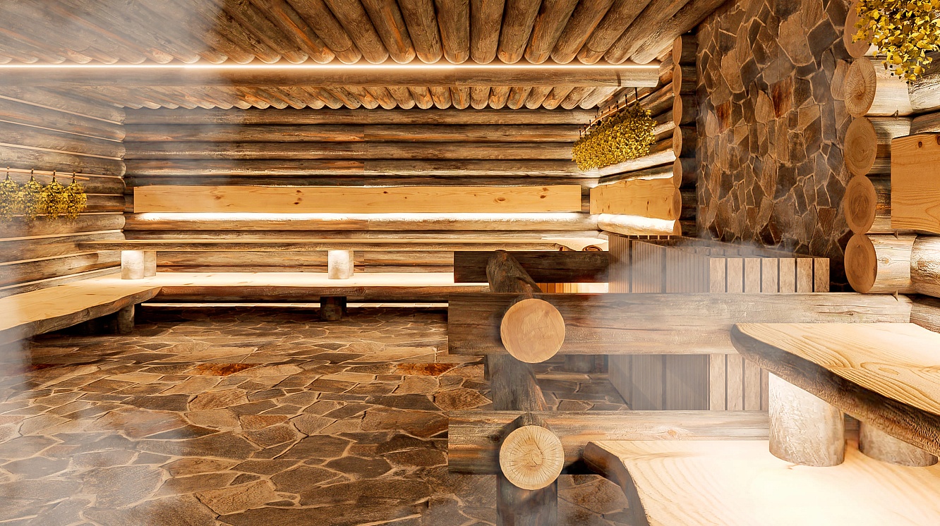 Классическая баня в современном дизайне