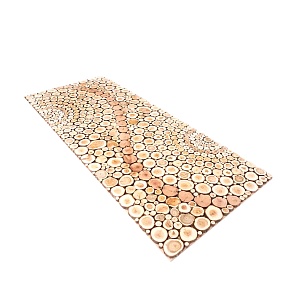  Панно можжевеловое "Волна"