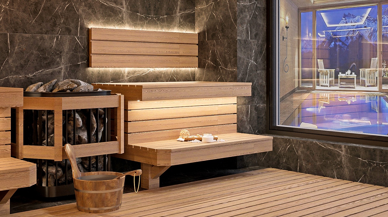Премиальная баня в доме