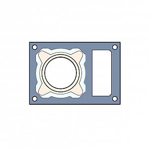 Schiedel Комплект дымохода Isotor с вент каналом и верхним комплектом по месту