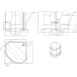 BentWood Угловая, лиственница натуральная