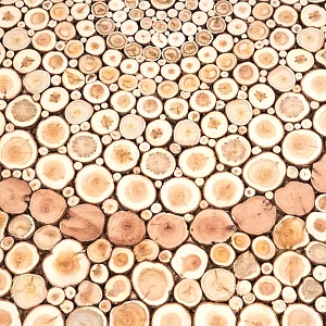  Панно можжевеловое "Волна"