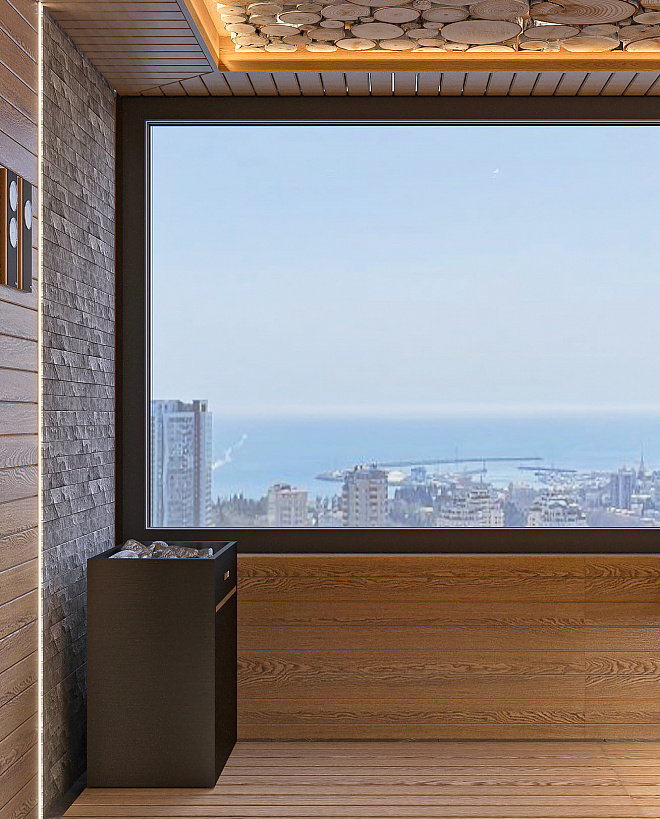 Сауна с премиальной отделкой