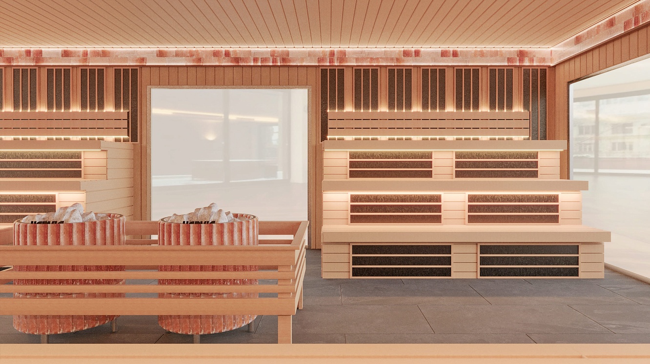 Коммерческая парная в бизнес-центре