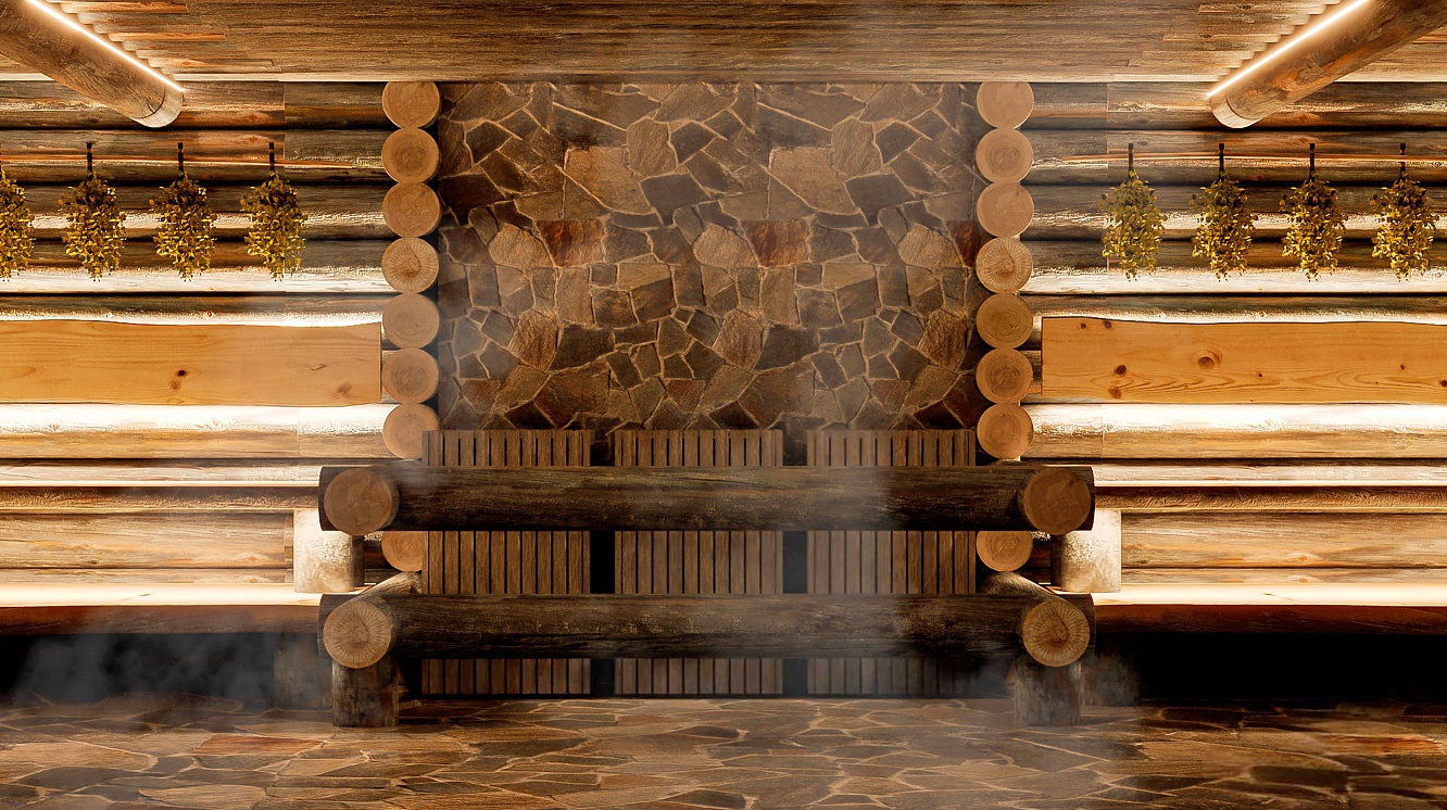 Классическая баня в современном дизайне