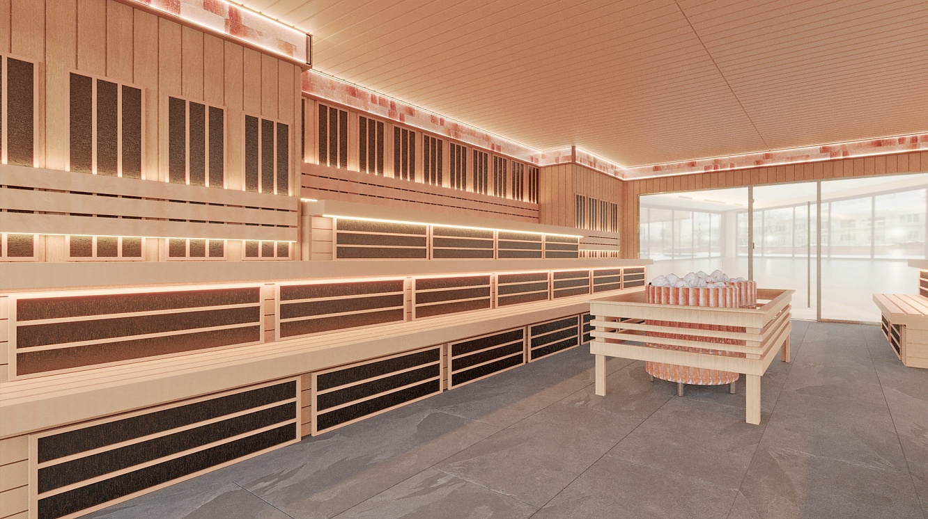 Коммерческая парная в бизнес-центре