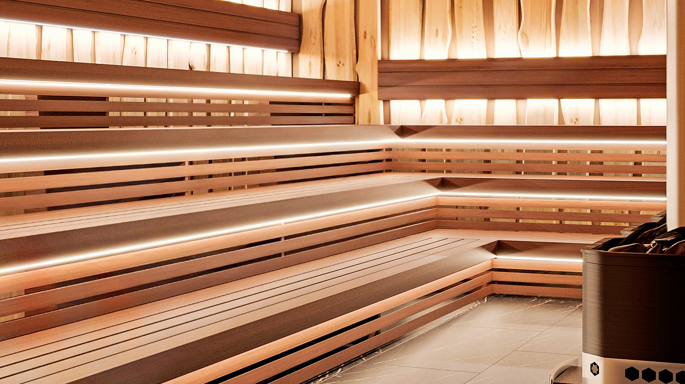Коммерческая сауна с несколькими печами