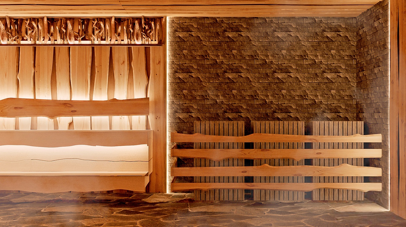 Просторная коммерческая баня