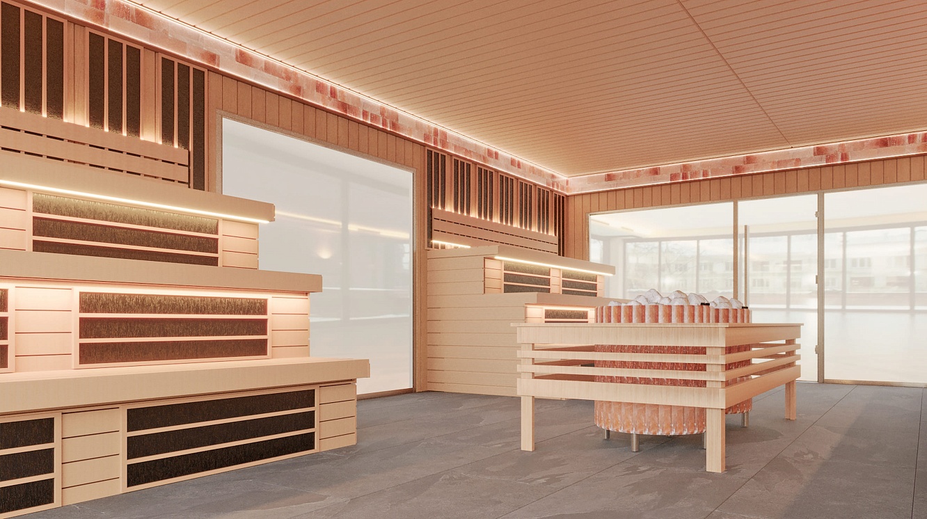 Коммерческая парная в бизнес-центре