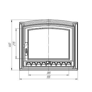 ProMetall Каминная дверца "Арктика"