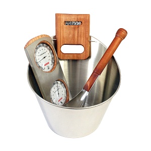 Harvia Набор (ушат+черпак+термогигрометр)