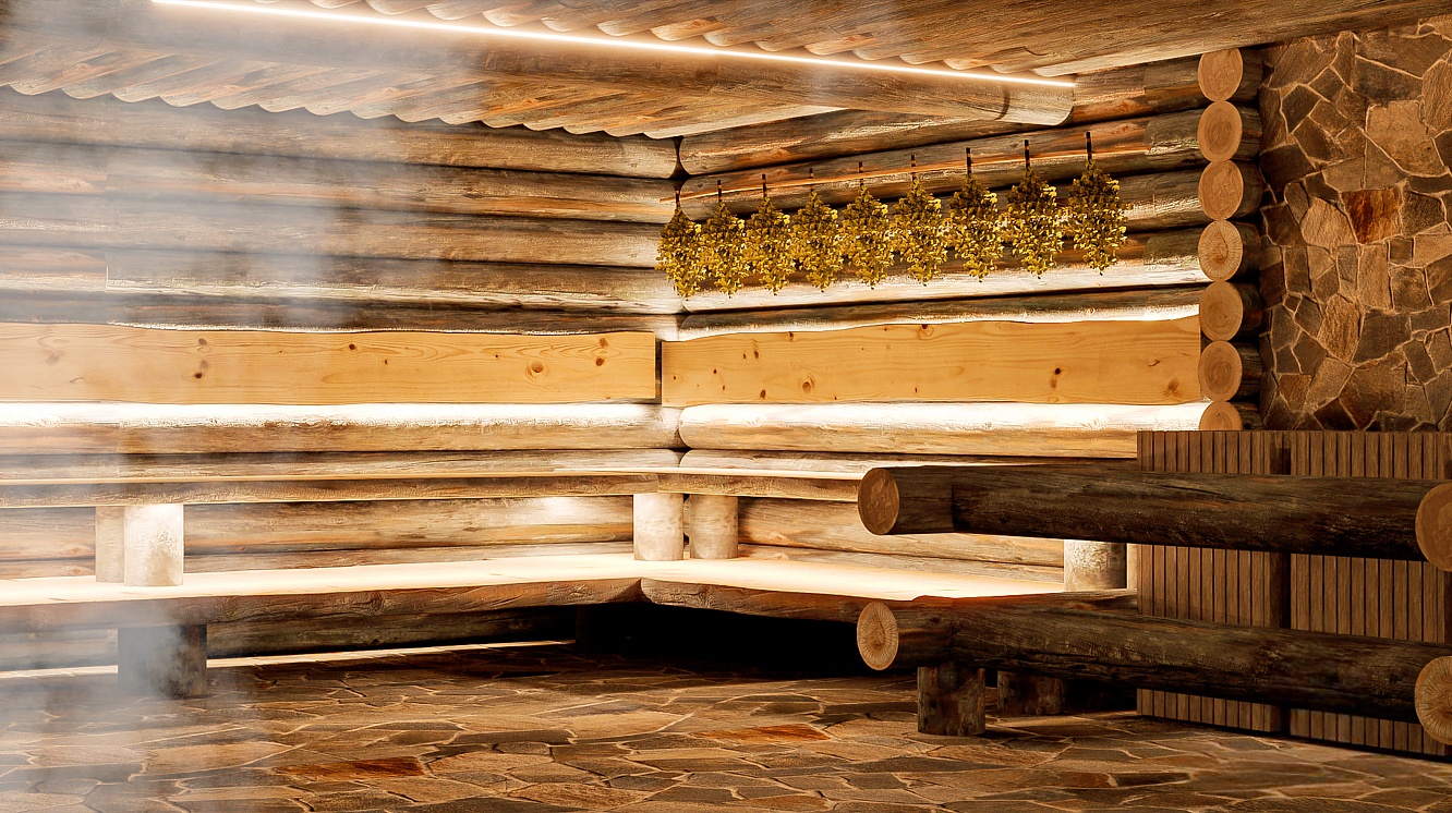 Классическая баня в современном дизайне