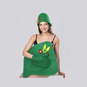 Завидово Фетр Комплект для сауны "Лето"